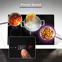 30 inch Black 4 Burner Induction Cooktop