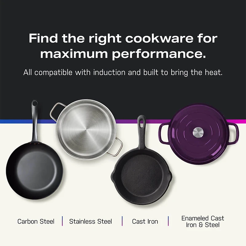 30 inch Black 4 Burner Induction Cooktop