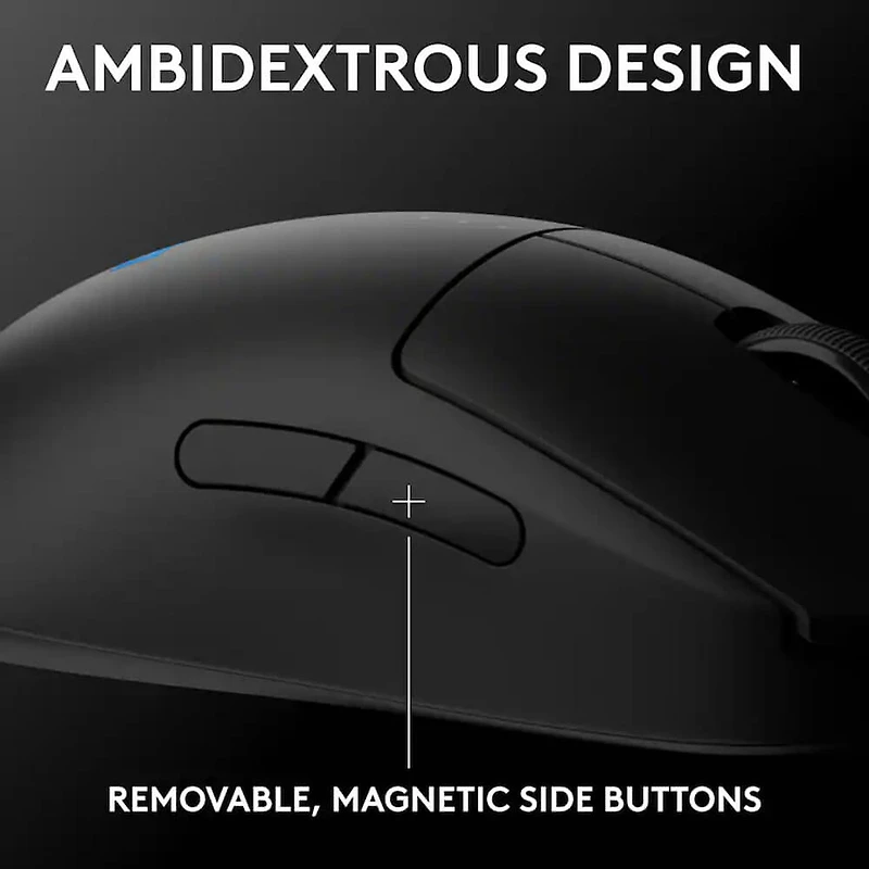 PRO 2 LIGHTSPEED Lightweight Optical HERO 44K DPI Wireless Gaming Mouse - Black