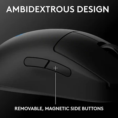 PRO 2 LIGHTSPEED Lightweight Optical HERO 44K DPI Wireless Gaming Mouse - Black