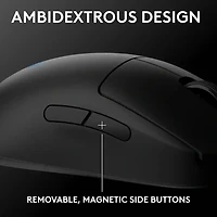 PRO 2 LIGHTSPEED Lightweight Optical HERO 44K DPI Wireless Gaming Mouse - Black