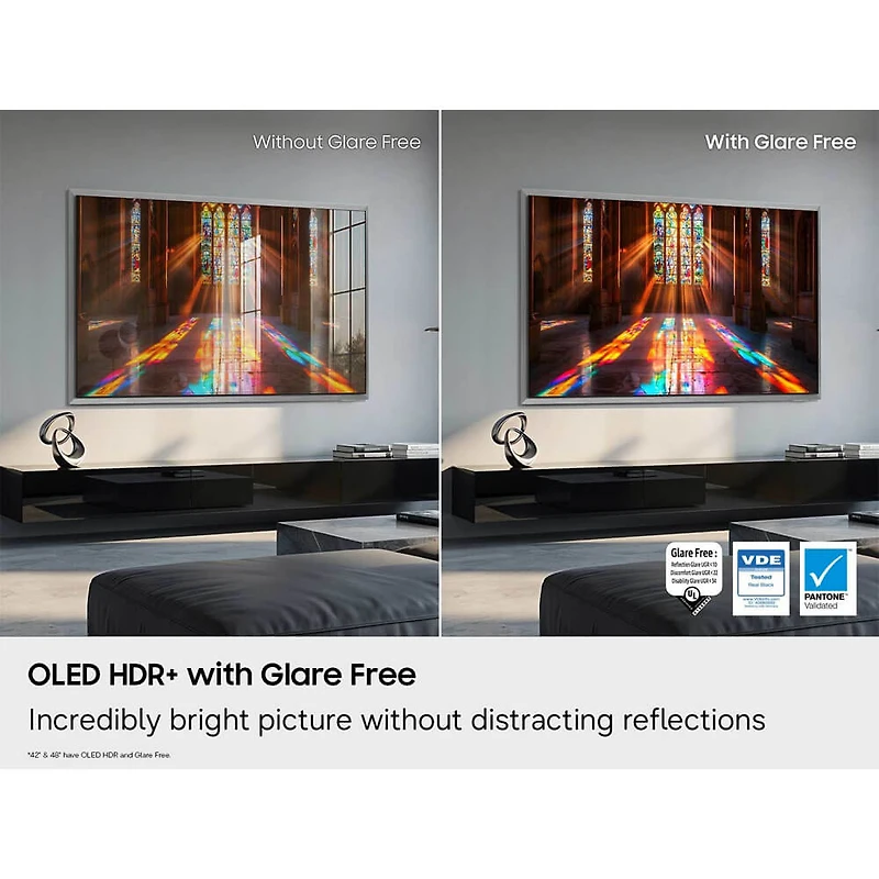 inch Class S90H Series 4K OLED Vision AI Smart Tizen TV