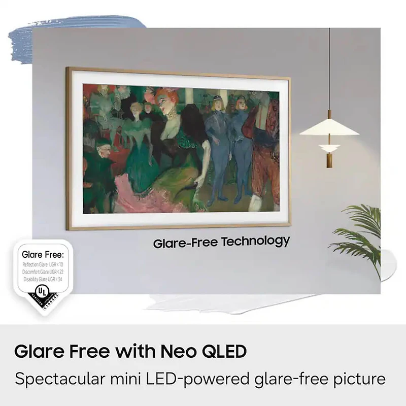 inch Class The Frame Pro LS03HW Series Neo QLED 4K HDR Art Mode Vision AI Smart TV
