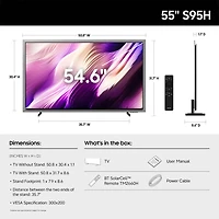 inch Class S95H Series 4K OLED UHD Vision AI Smart TV