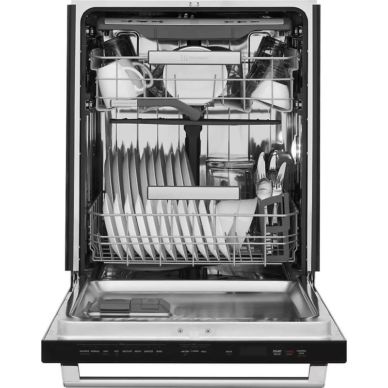42 dBA Stainless Top Control Dishwasher with LED Floor Indicator