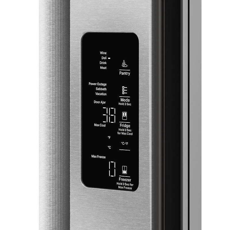 23.1 Cu. Ft. Stainless French Door Counter-Depth Smart Refrigerator with Intelligent Auto Fill