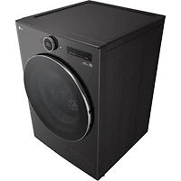 7.8 Cu. Ft. Black Steel Front Load Smart Electric Dryer with Heat Pump