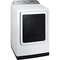 7.4 Cu. Ft. White Top Load High Efficiency Smart Gas Dryer