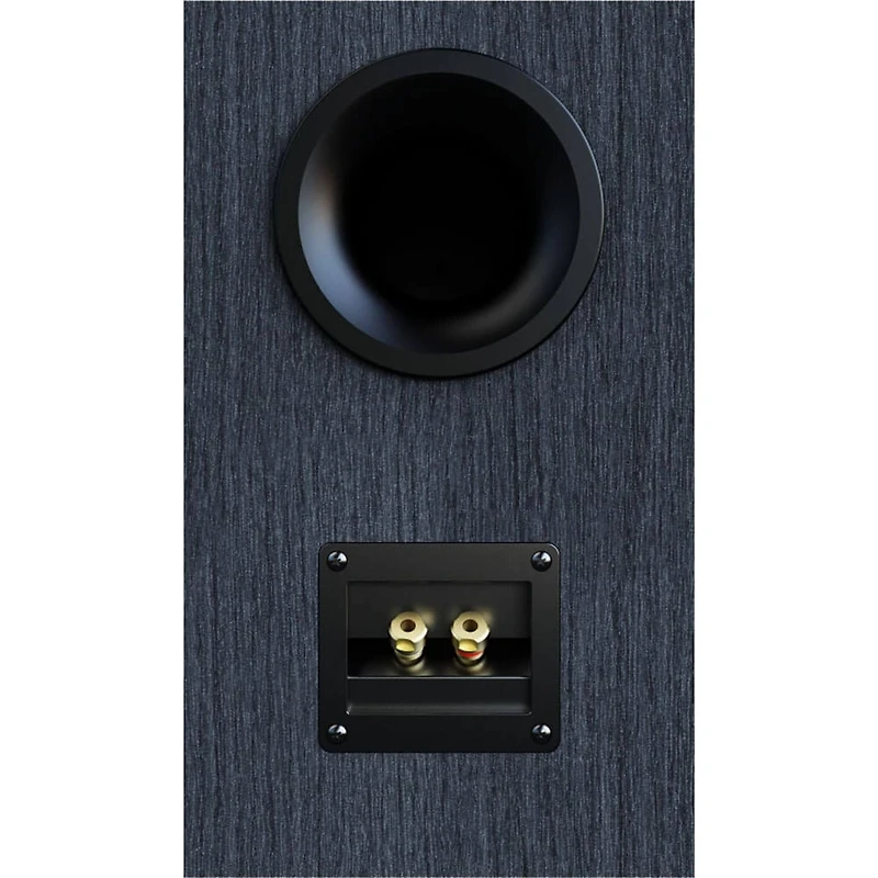 2-Way Bass Reflex Debut 3.0 Series Bookshelf Speaker Pair - Black