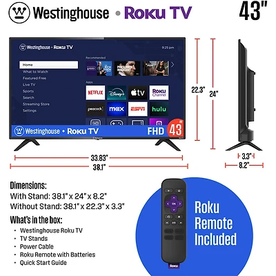 43 inch Class FHD LED Smart TV