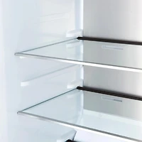 13.6 Cu. Ft. Black Convertible Counter-Depth Left Swing Refrigerator / Freezer