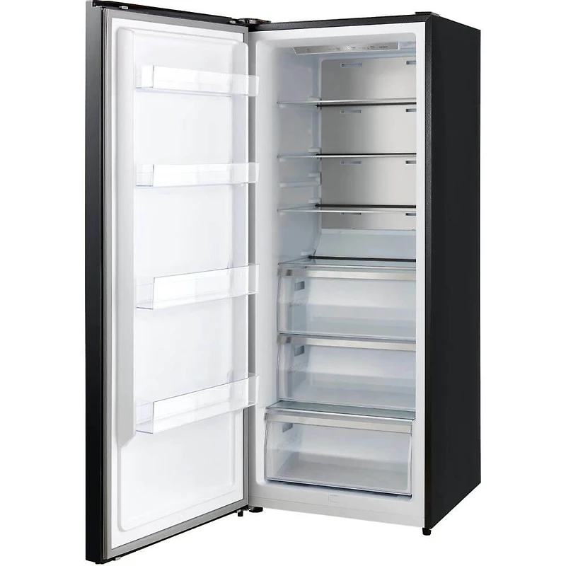 13.6 Cu. Ft. Black Convertible Counter-Depth Left Swing Refrigerator / Freezer