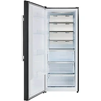 13.6 Cu. Ft. Black Convertible Counter-Depth Left Swing Refrigerator / Freezer
