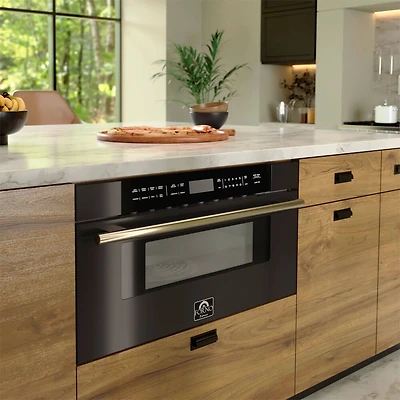 1.2 Cu. Ft. Black Microwave Drawer