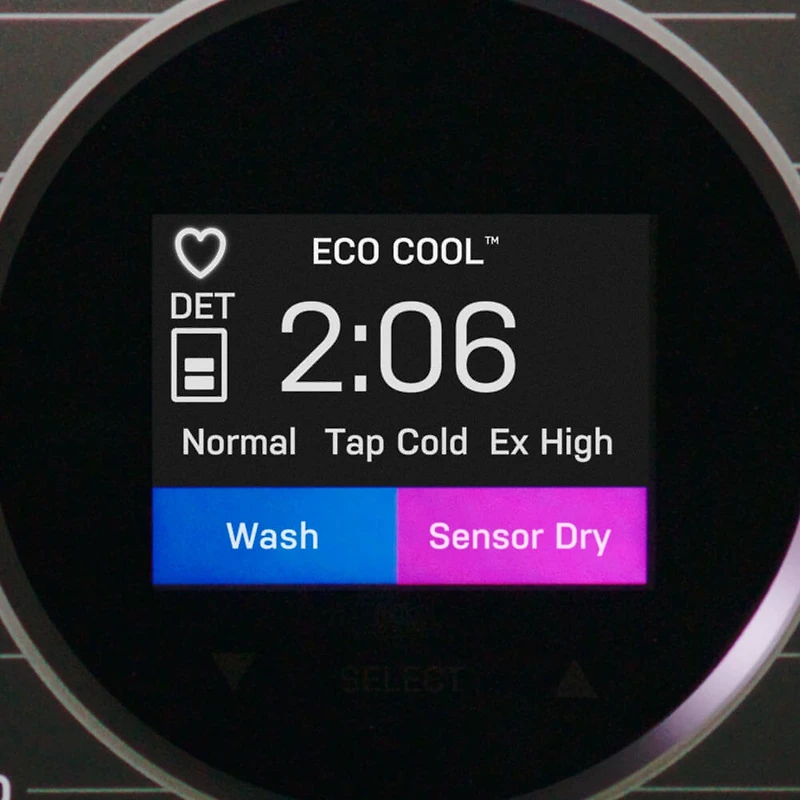 4.8 Cu. Ft. Sapphire Blue Front Load Smart Washer/Dryer Combo