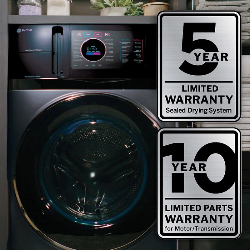 4.8 Cu. Ft. Sapphire Blue Front Load Smart Washer/Dryer Combo