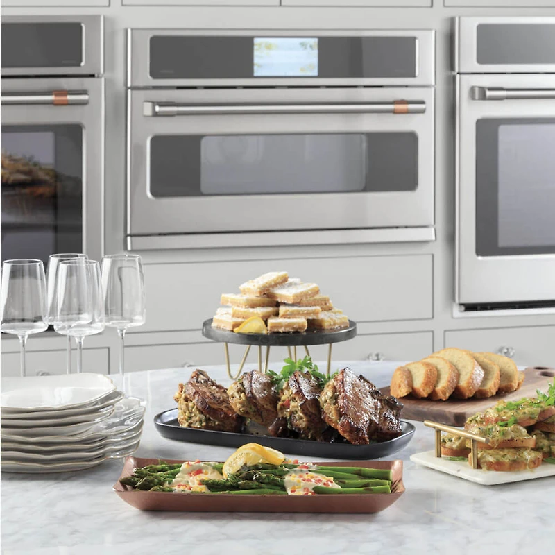 30 inch Stainless Smart Convection Wall Oven with Advantium Speed Cook