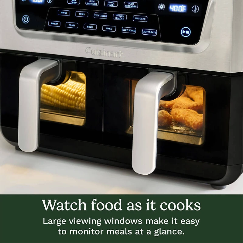 11 Quart Dual Basket Air Fryer Pro