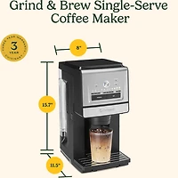 Grind and Brew Single Serve Coffee Maker