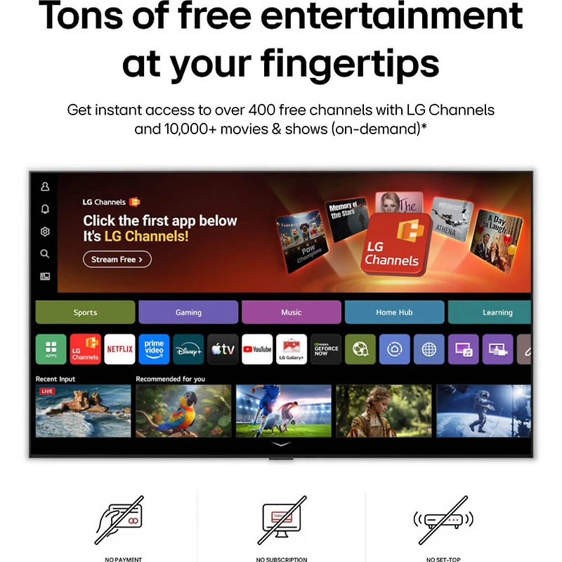 65 inch Class LX7B Gallery Series 4K Mini-LED Smart TV with White Frame