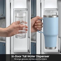 24.5 Stainless Bespoke AI French Door Counter-Depth Smart Refrigerator