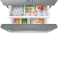 24.5 Stainless Bespoke AI French Door Counter-Depth Smart Refrigerator