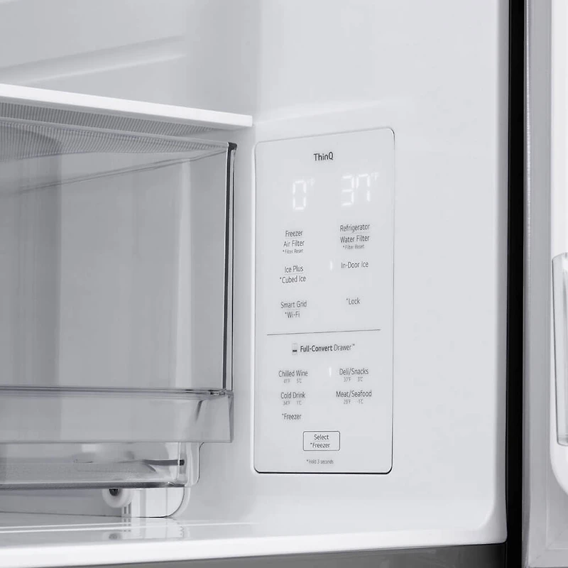 29 Cu. Ft. Stainless 4-Door French Door Smart Refrigerator