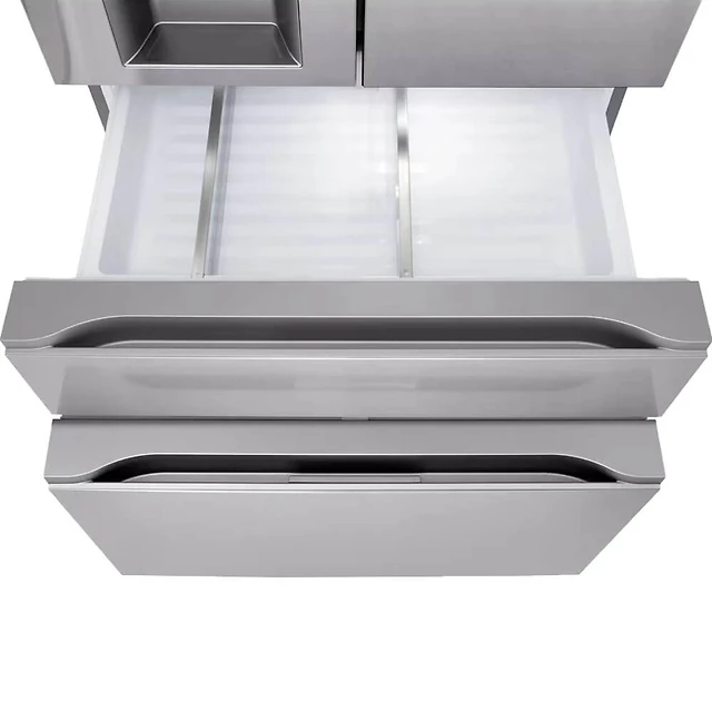 28.6 Cu. Ft. Stainless 4-Door French Door Smart Refrigerator with Convertible Drawer