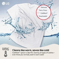 4.5 Cu. Ft. White Front Load Smart Washer