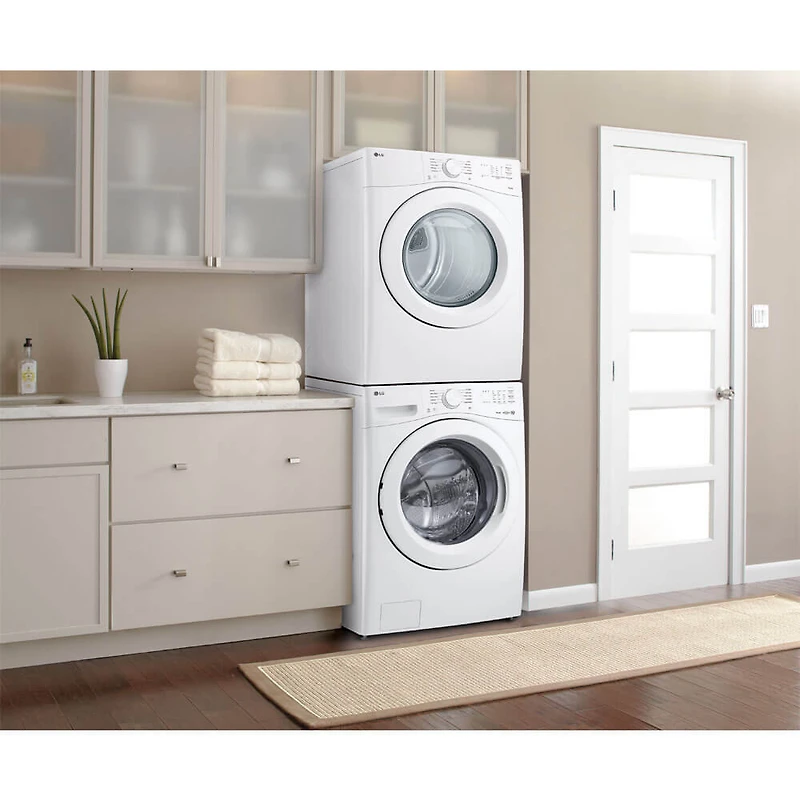 4.5 Cu. Ft. White Front Load Smart Washer