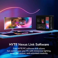 Y70 Touch Infinite Modern Dual Chamber ATX Mid-Tower Case with Integrated IPS Touchscreen - Black