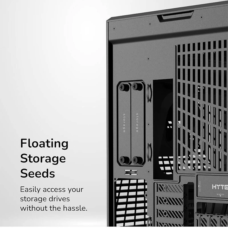 Y70 Touch Infinite Modern Dual Chamber ATX Mid-Tower Case with Integrated IPS Touchscreen - Black