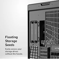 Y70 Touch Infinite Modern Dual Chamber ATX Mid-Tower Case with Integrated IPS Touchscreen - Black