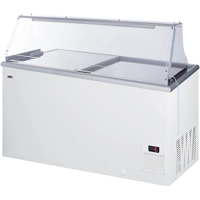 14 Cu. Ft. Ice Cream Dipping Cabinet Commercial Chest Freezer 