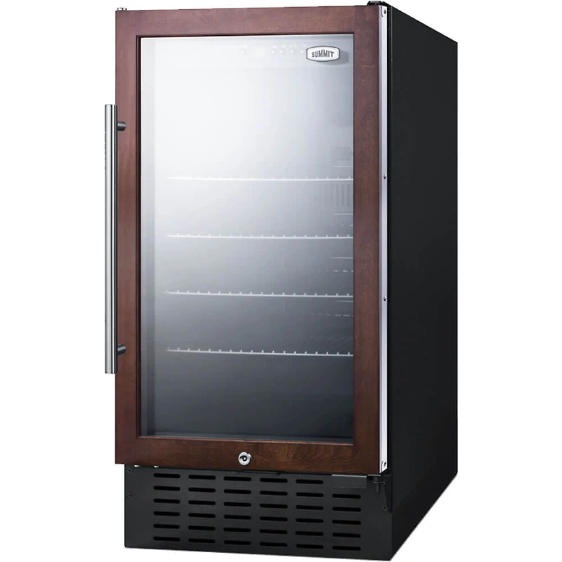 18 inch Panel Ready Built-In or Freestanding Commercial Beverage Center with Lock
