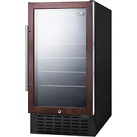 18 inch Panel Ready Built-In or Freestanding Commercial Beverage Center with Lock