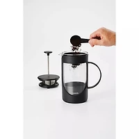 40. Oz Unbreakable Plastic French Press - Black