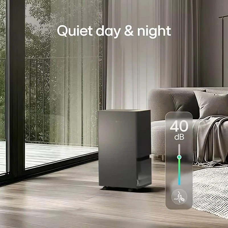 PuriCare Sonoran 50 Pint Smart Dehumidifier - Black