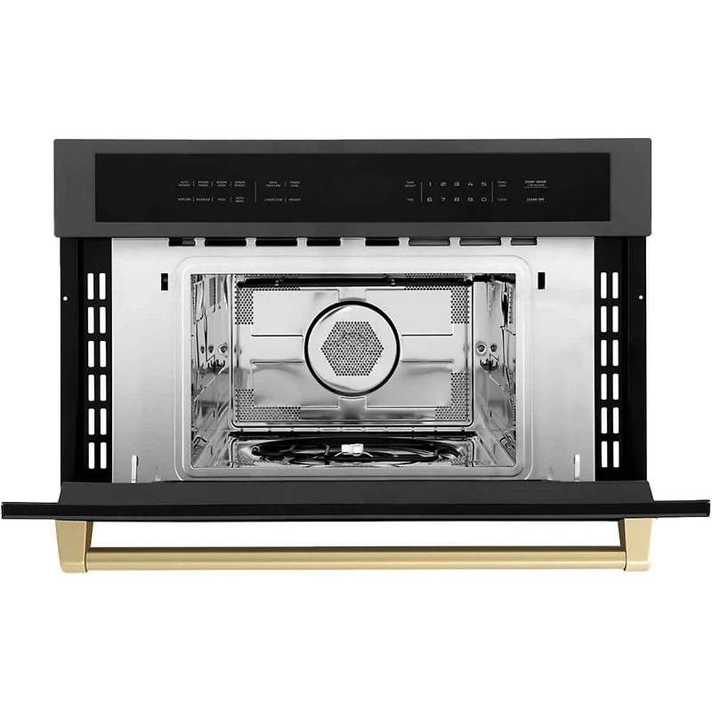 1.6 Cu. Ft. Autograph Edition Black Stainless and Bronze Built-In Convection Microwave