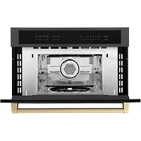 1.6 Cu. Ft. Autograph Edition Black Stainless and Bronze Built-In Convection Microwave