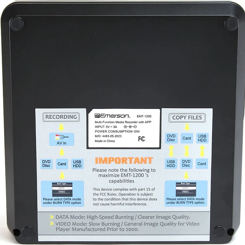 Multi-Function Multimedia Recorder and Digital File Converter