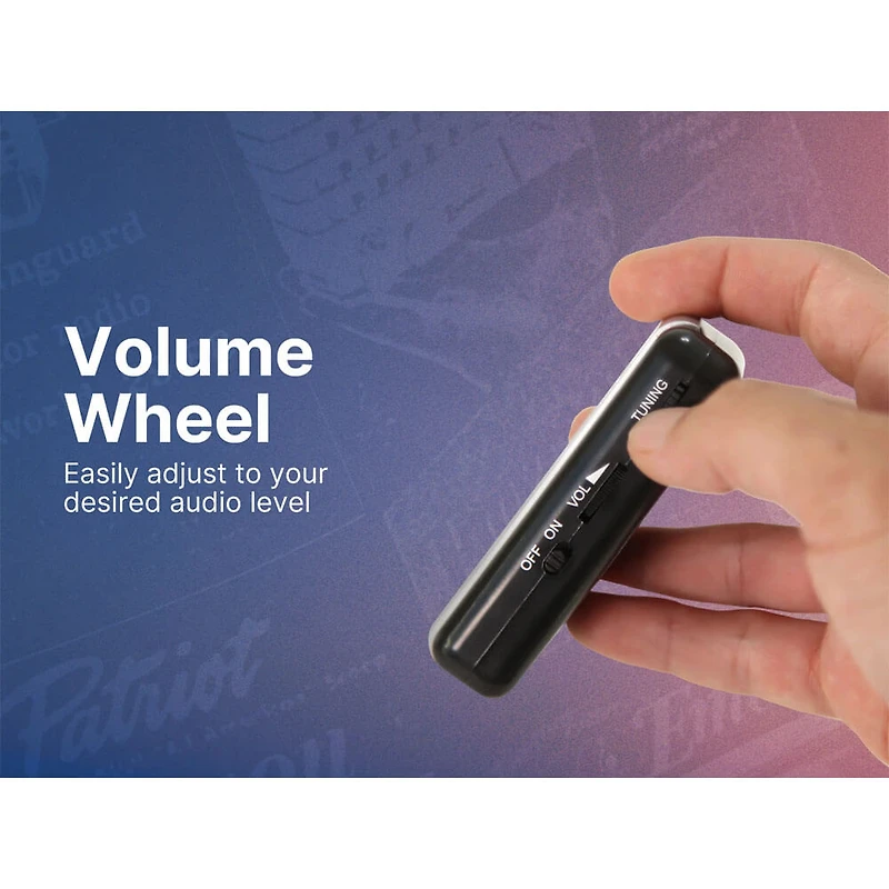 AM/FM Pocket Radio with Headphones - Red