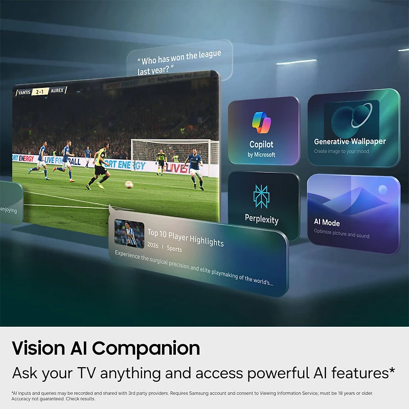 100 inch Class M90H Series 4K Mini LED Vision AI Smart Tizen TV