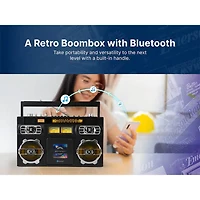 Retro Bluetooth CD/Radio Boom Box