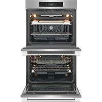 30 inch Stainless Convection Smart Double Wall Oven with Stone-Baked Pizza Mode