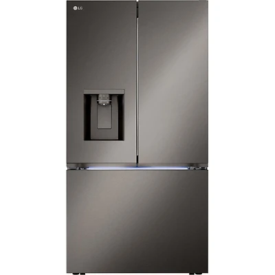 4 Pc. Black Stainless French Door Counter-Depth Kitchen Package