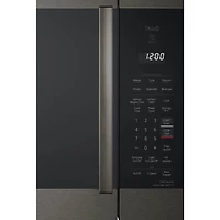 1.8 Cu. Ft. Black Stainless Over-the-Range Smart Microwave