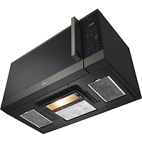 1.8 Cu. Ft. Black Stainless Over-the-Range Smart Microwave
