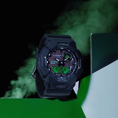 G-Shock GA-B010 Series Analog Digital Mens Watch - Black/Electro Green 