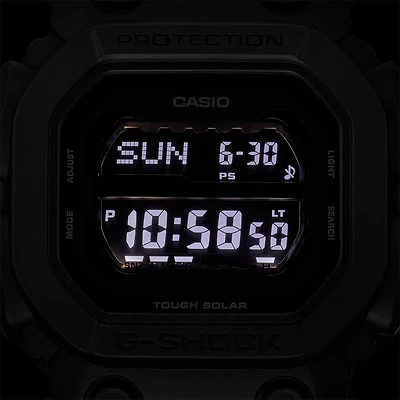 Mens G-Shock Solar Analog-Digital Watch - Black